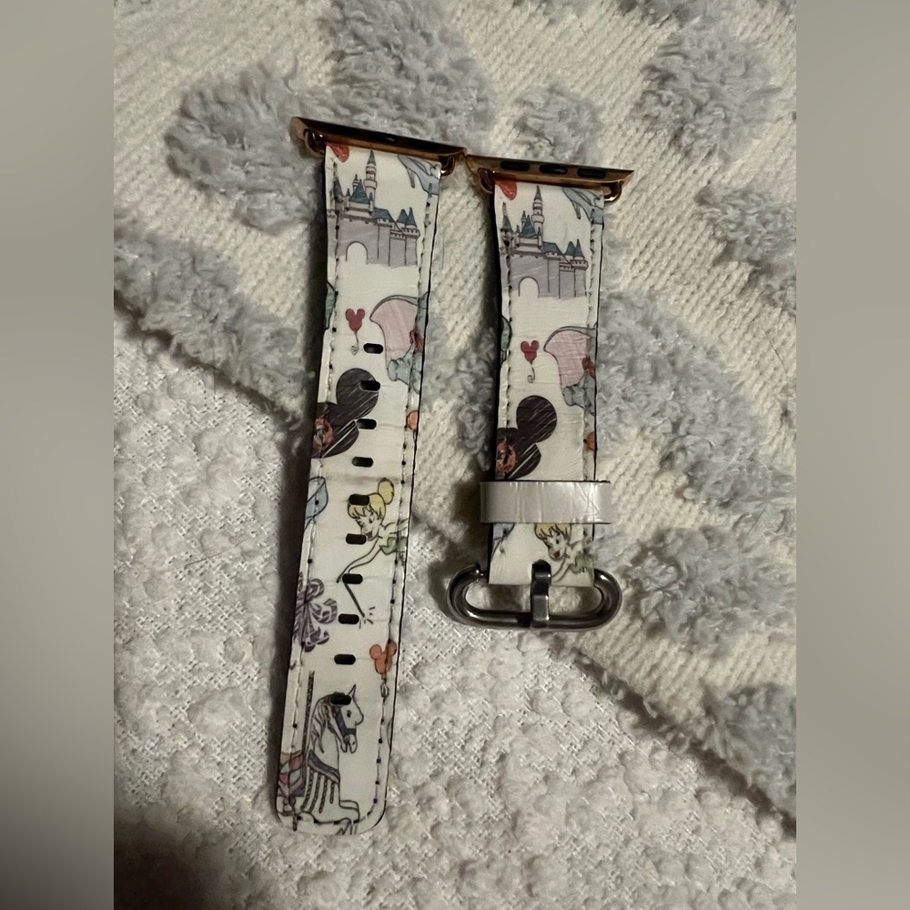 Colorful Castle Print Watch Band